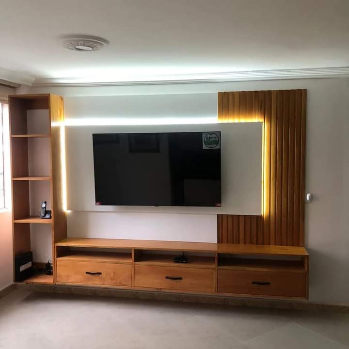 Mueble de madera a medida en Medellín