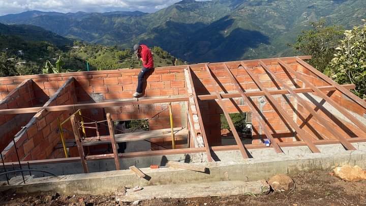 Techo de madera en Medellín